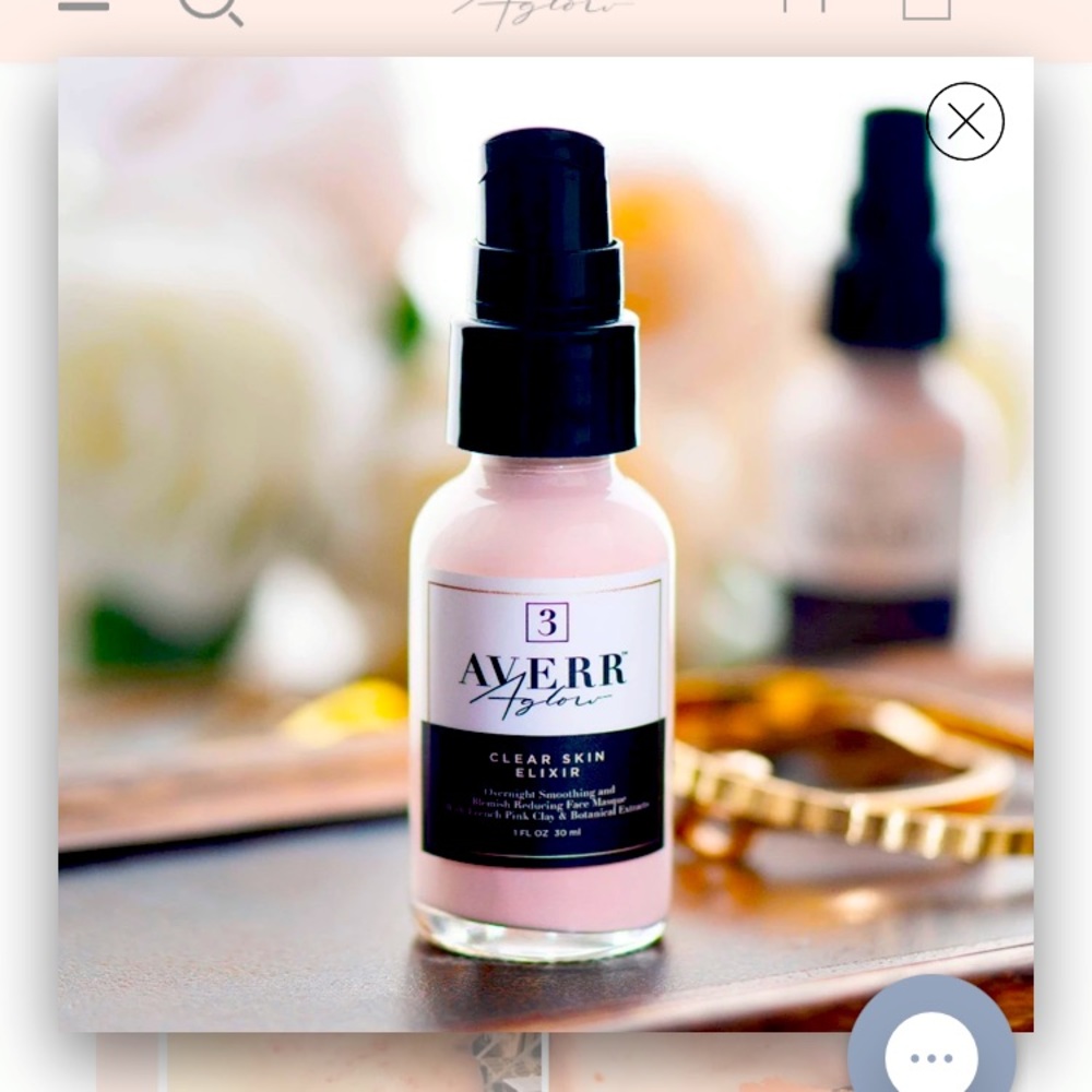 Brand New Averr Aglow Clear Skin Elixir